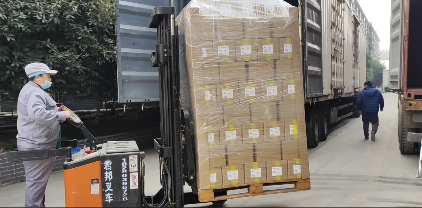 KONJOY order loading and export preparation