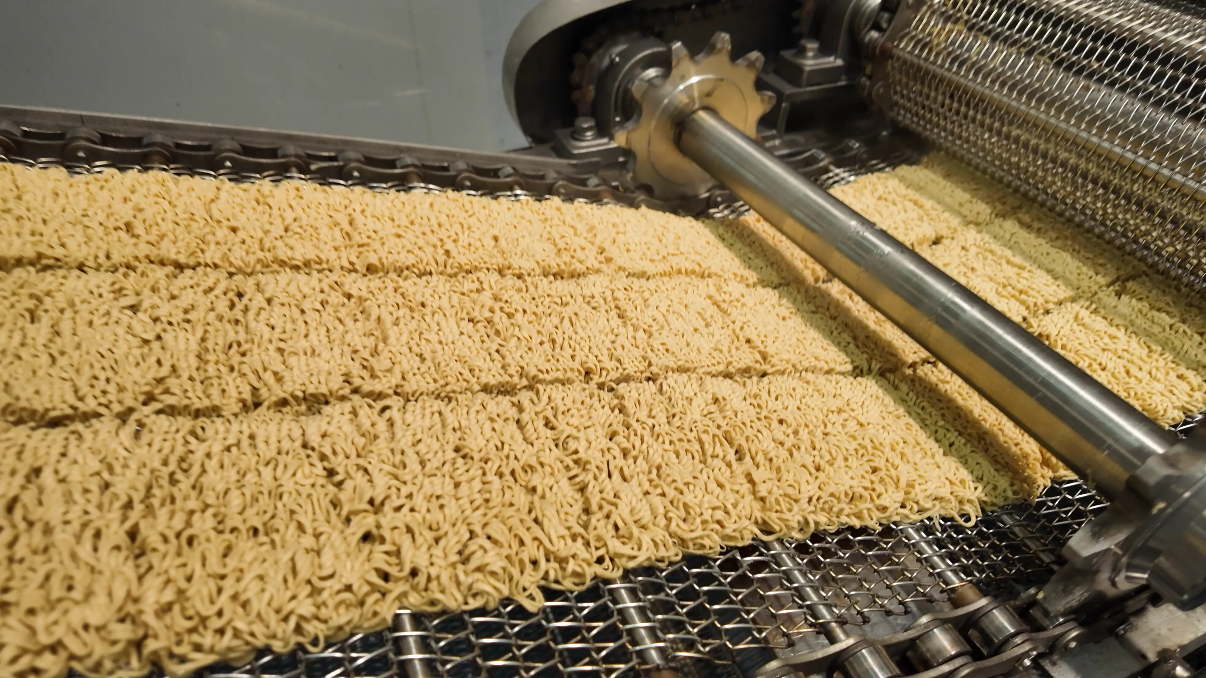 Noodle block forming