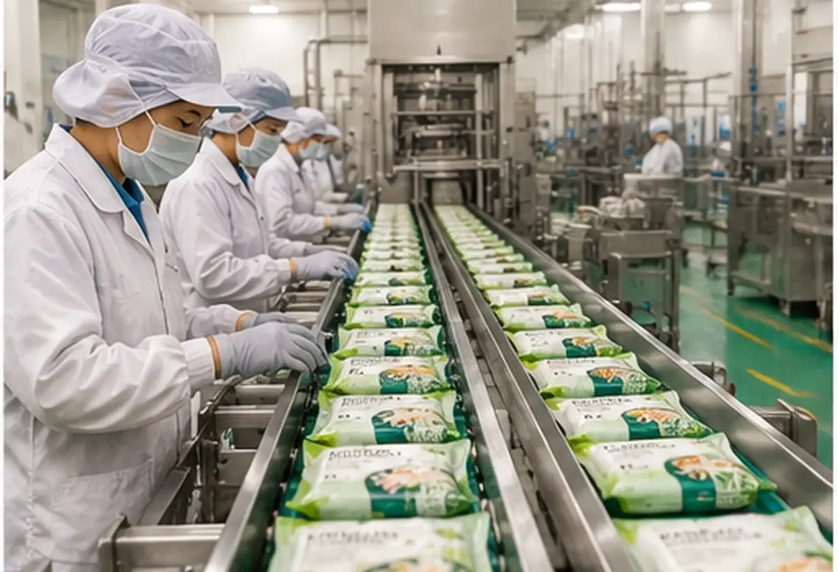 Clean packaging production line